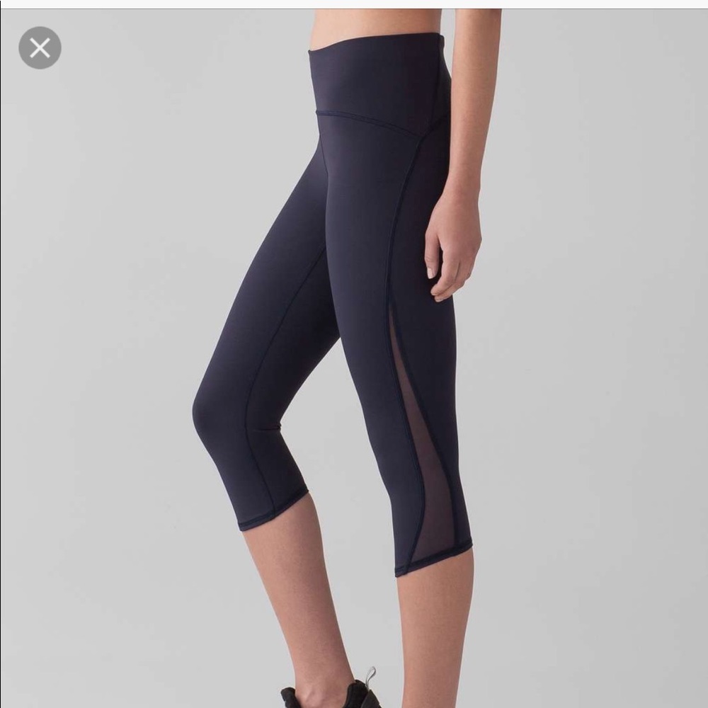 lululemon train times crop